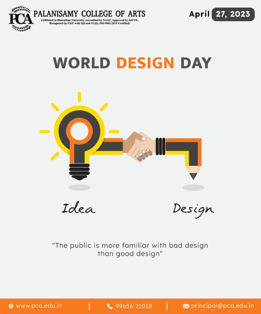 World Design Day Palanisamy College Of Arts