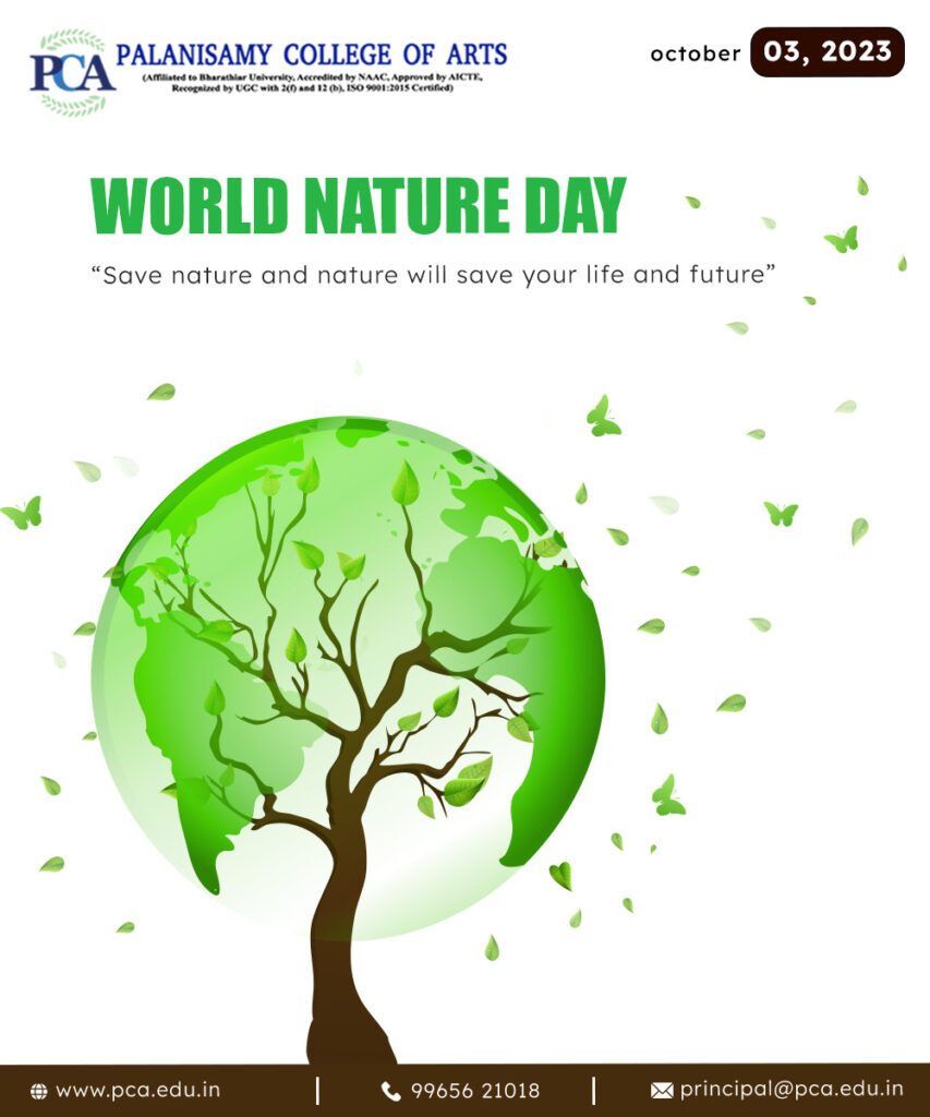 World Nature Day Palanisamy College of Arts